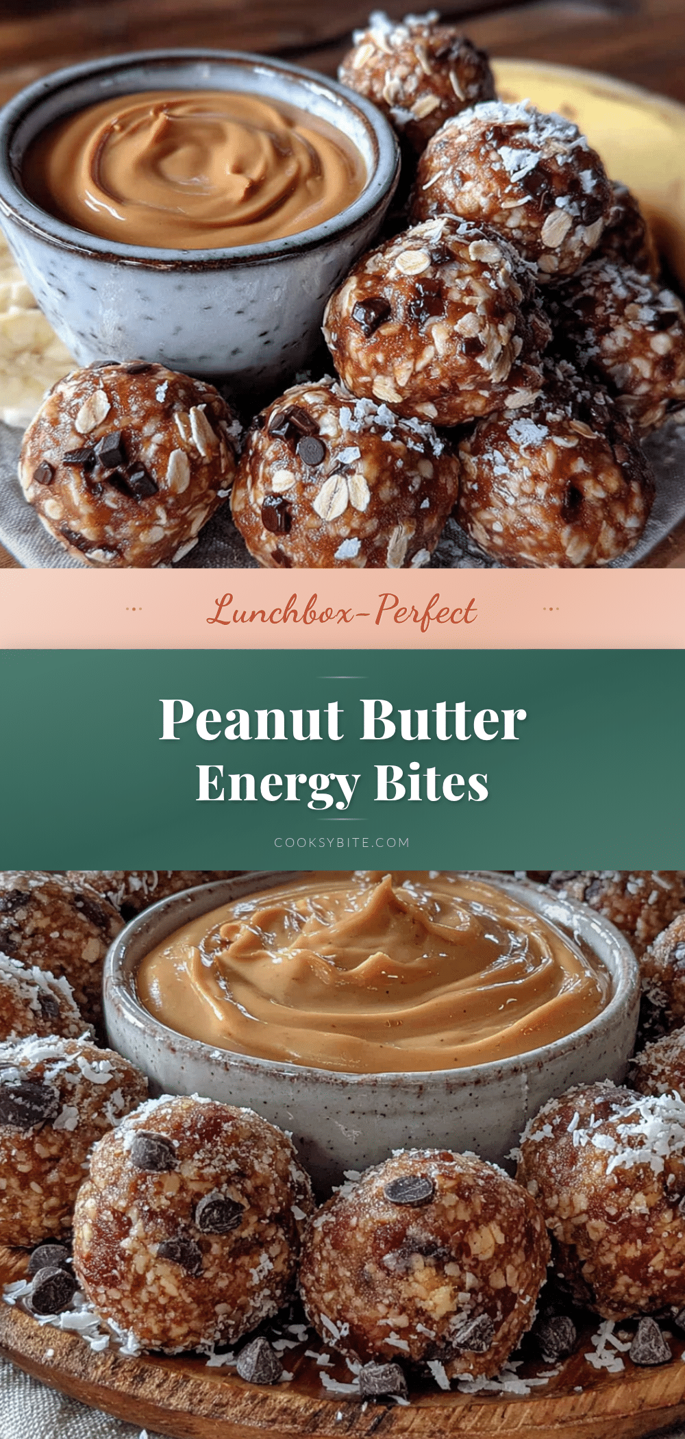 peanut butter banana energy bites recipe