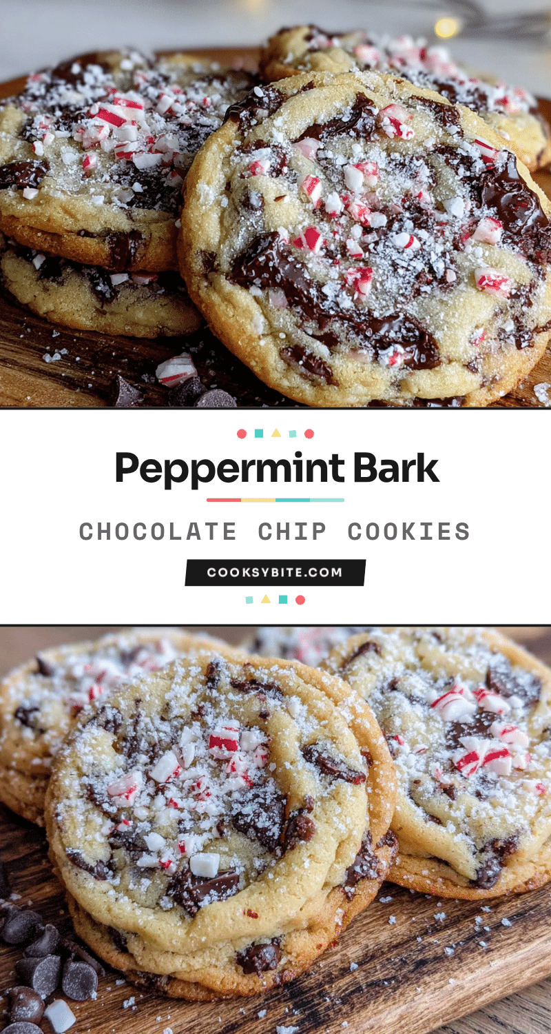 peppermint bark chocolate chip cookies recipe