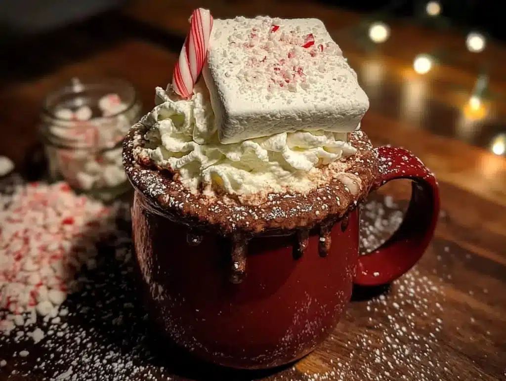 peppermint hot cocoa bar - featured image