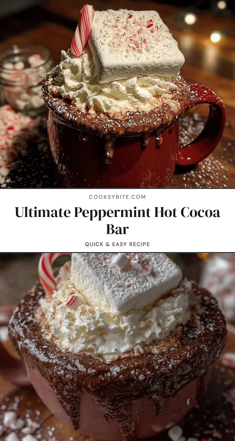 peppermint hot cocoa bar recipe