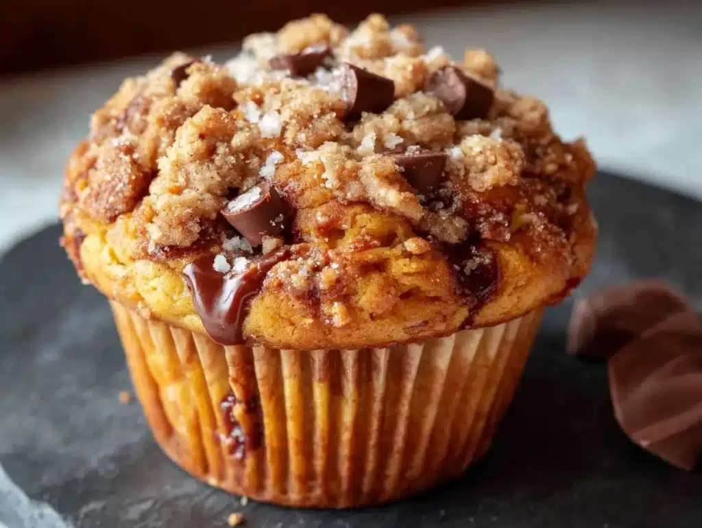 Perfect Pumpkin Chocolate Chip Muffins - featured image