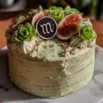 perfect virgo birthday cake with green buttercream - featured image