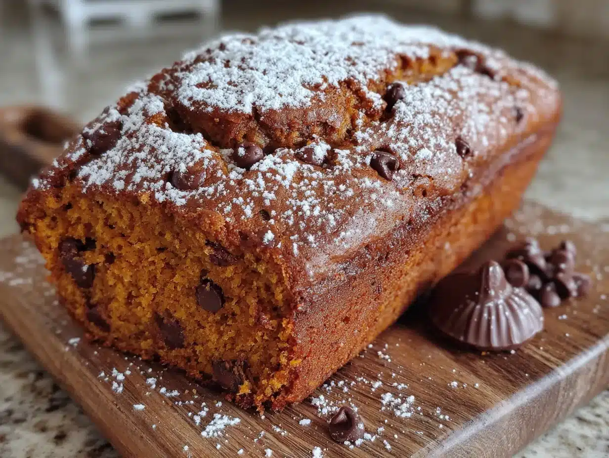 pumpkin chocolate chip bread preparation steps