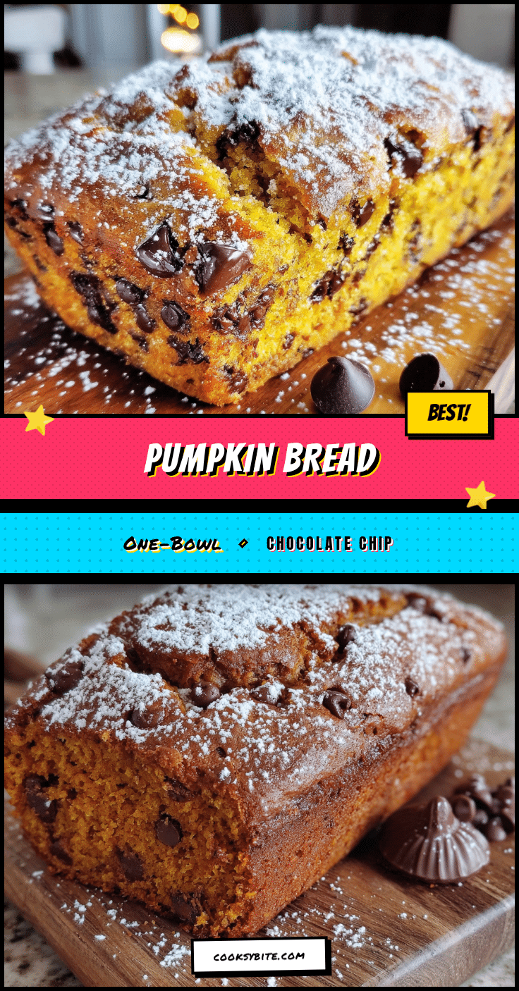 pumpkin chocolate chip bread recipe