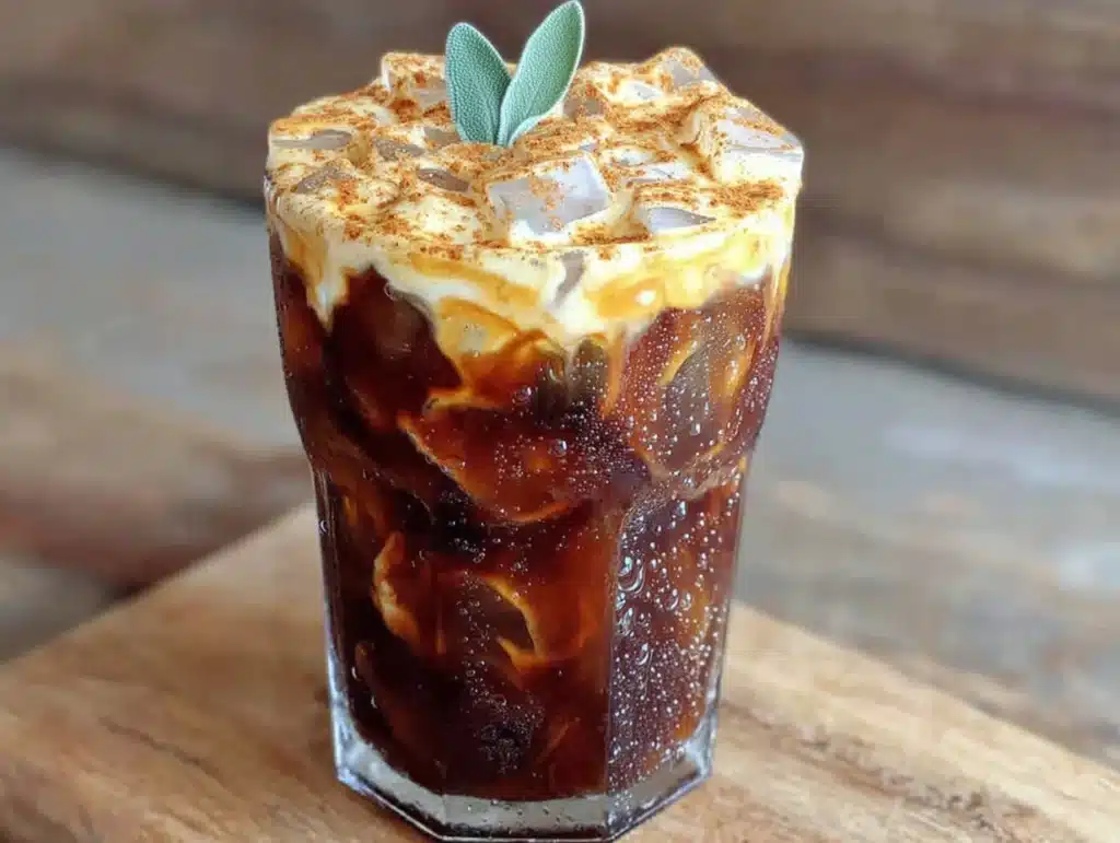 pumpkin cream cold foam coffee - featured image