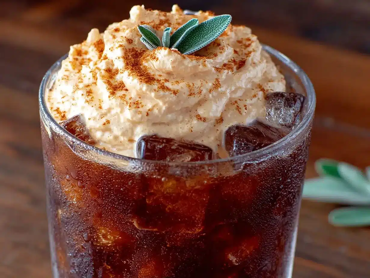 pumpkin cream cold foam coffee preparation steps