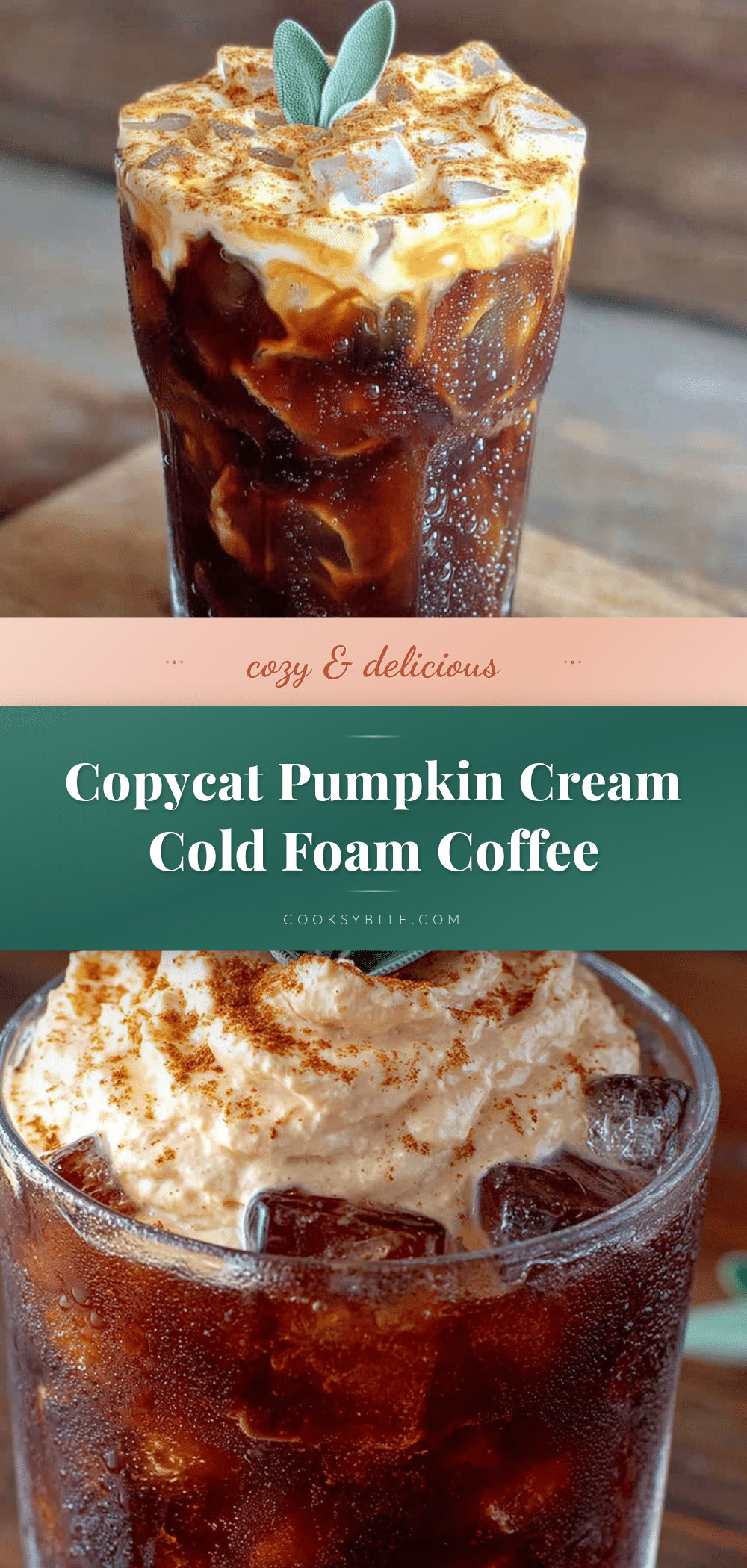 pumpkin cream cold foam coffee recipe