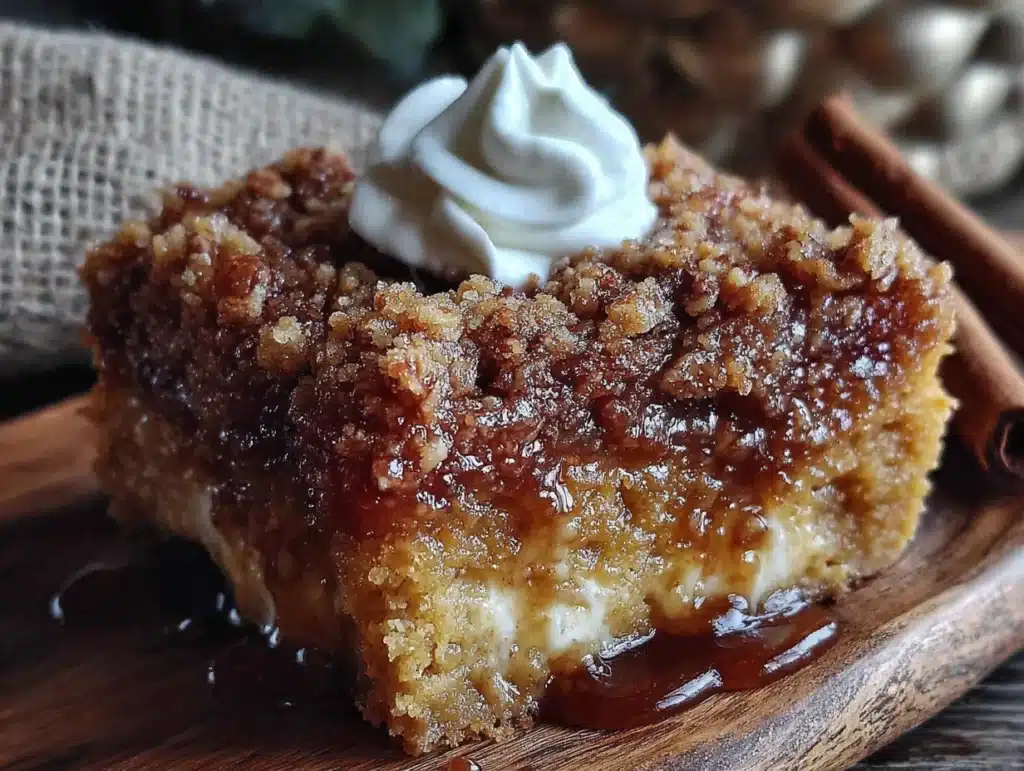 pumpkin dump cake - featured image