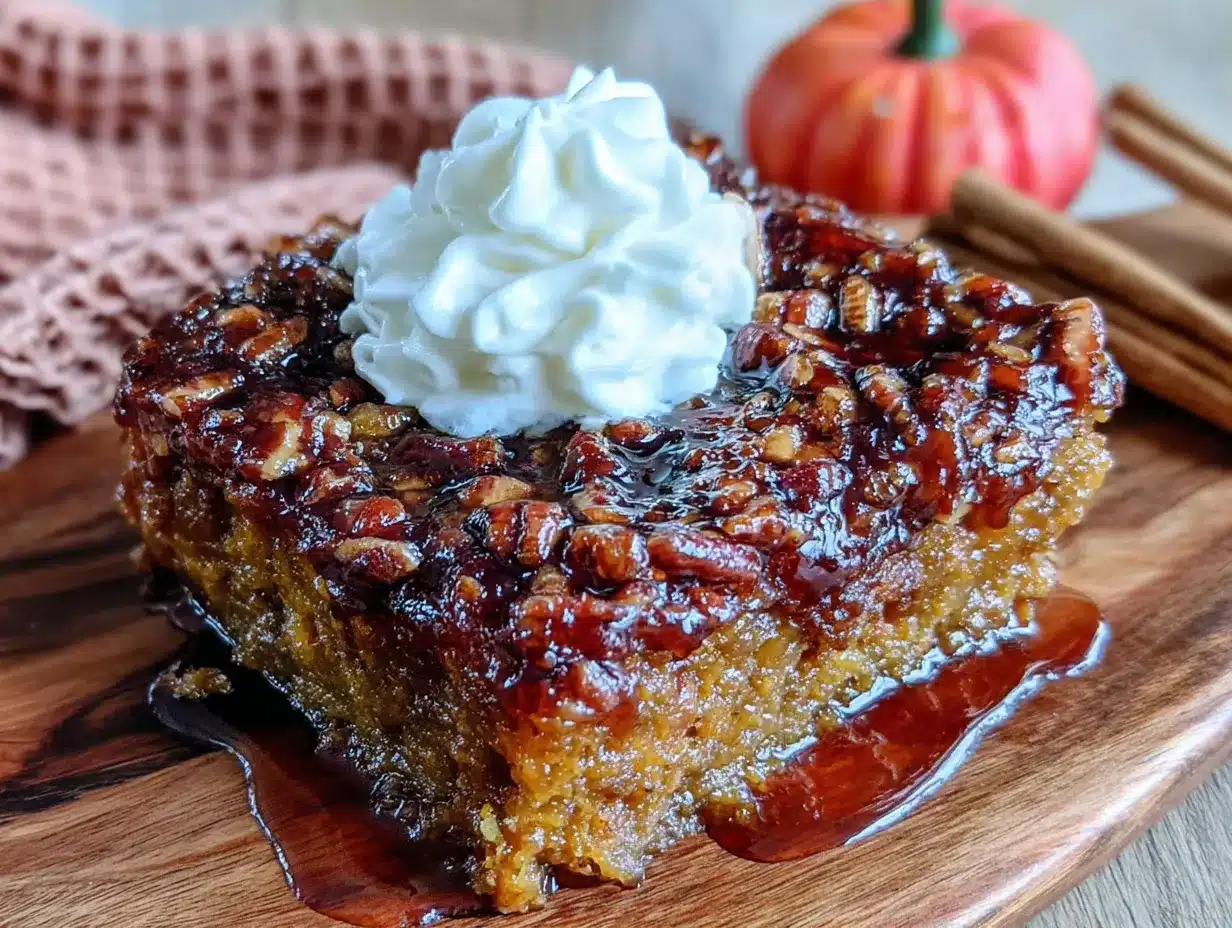 pumpkin dump cake preparation steps