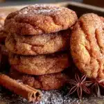 pumpkin snickerdoodle cookies - featured image
