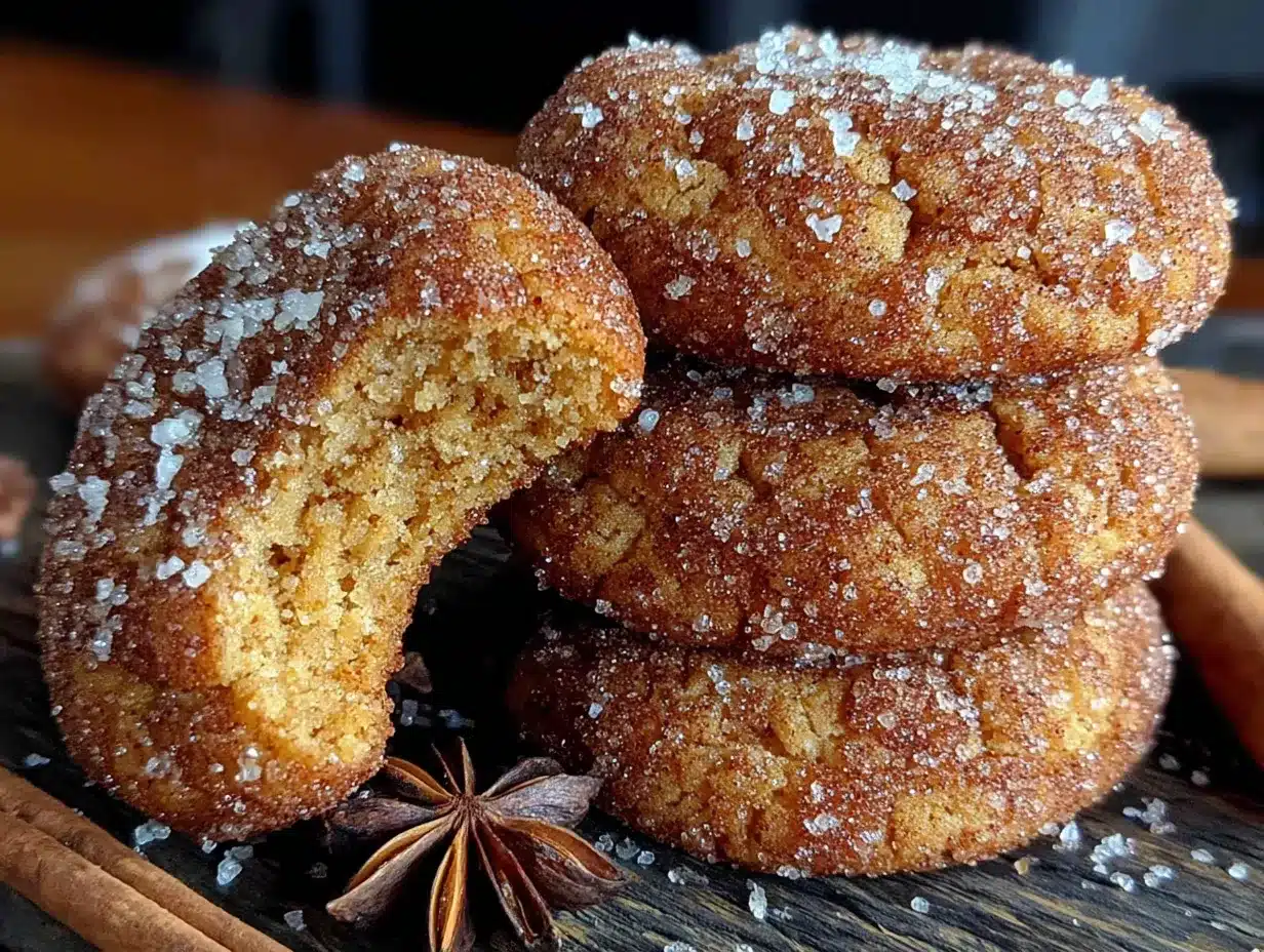 pumpkin snickerdoodle cookies preparation steps