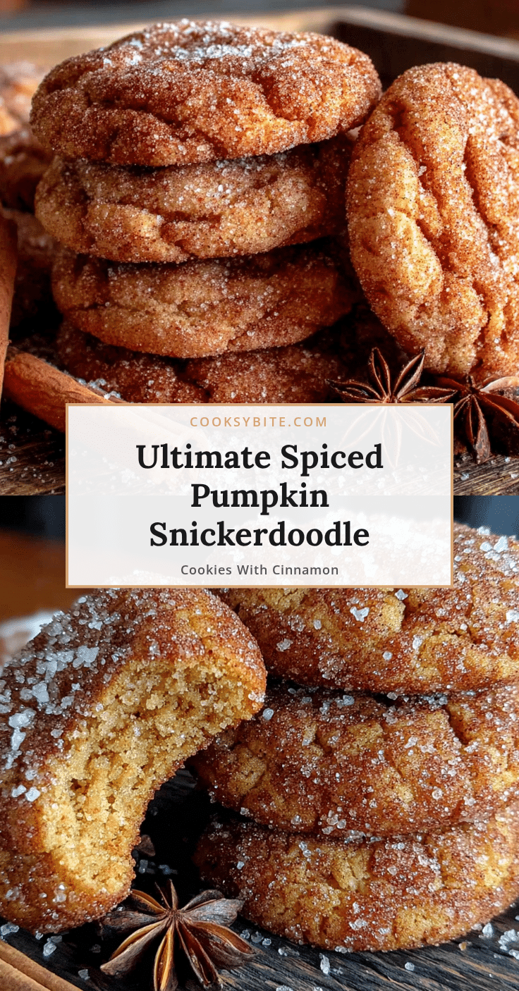 pumpkin snickerdoodle cookies recipe