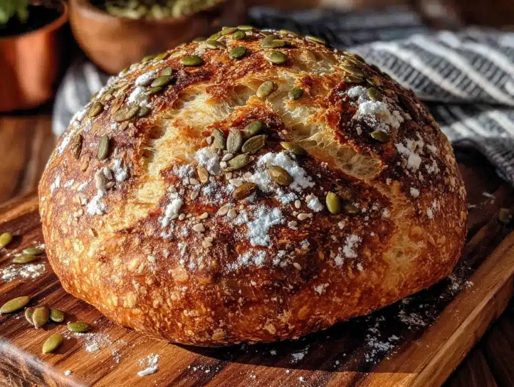 pumpkin sourdough bread - featured image
