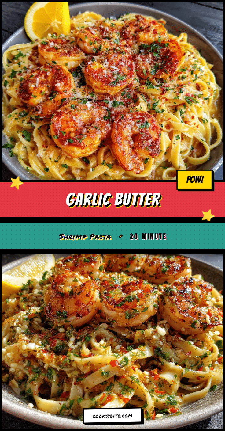 quick garlic butter shrimp pasta recipe