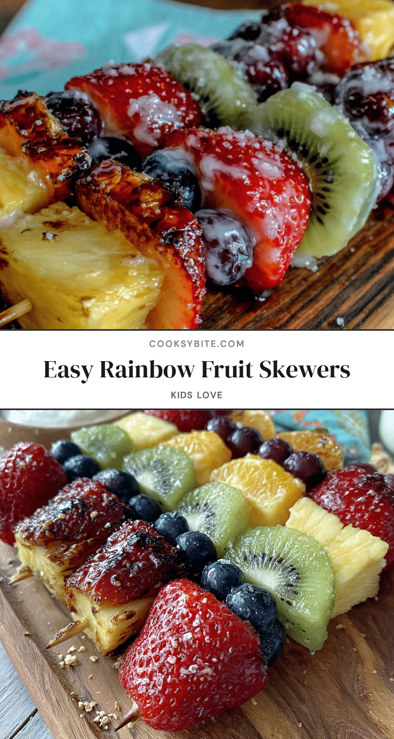 rainbow fruit skewers recipe