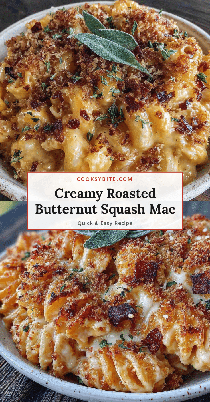 roasted butternut squash mac and cheese recipe