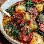 sausage and potato soup - featured image