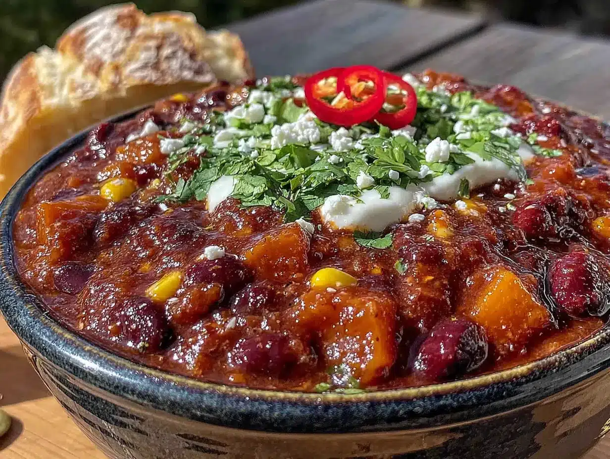 slow cooker pumpkin chili preparation steps