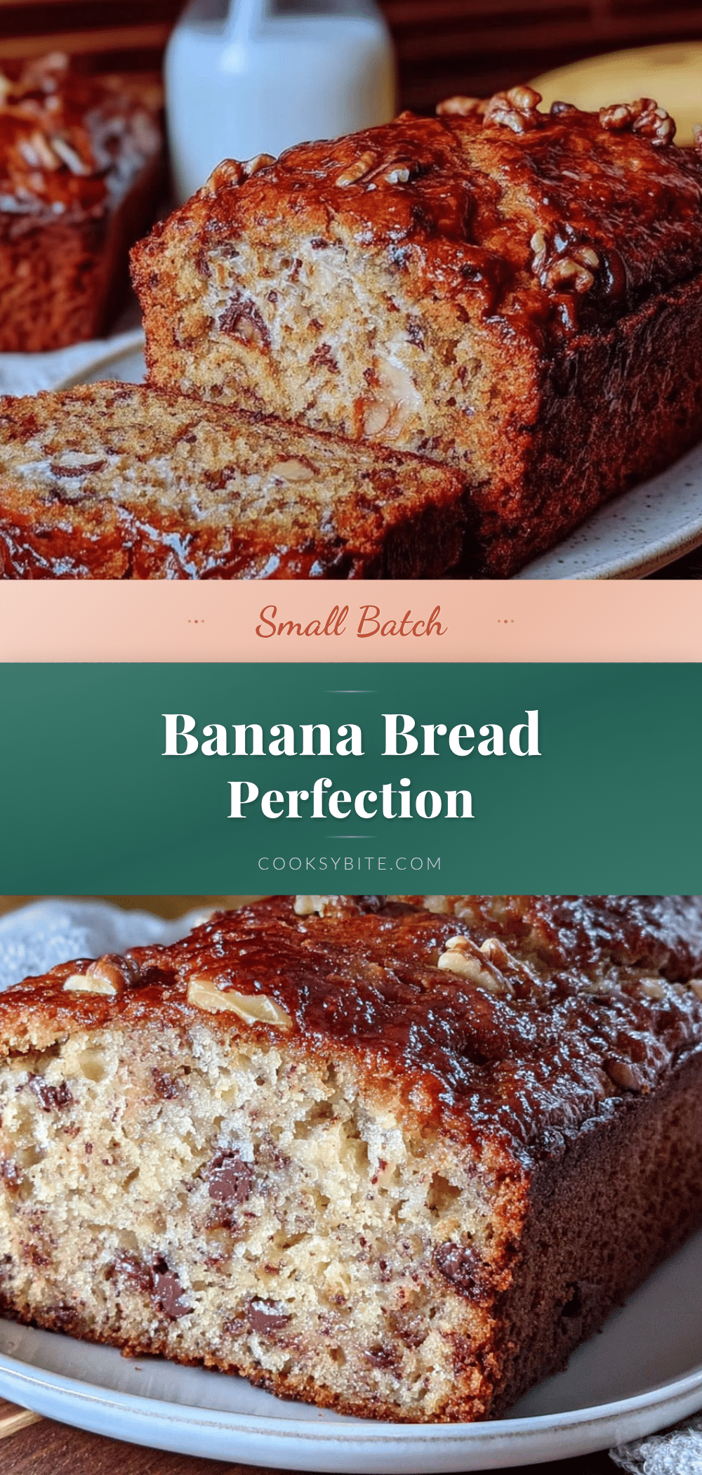small-batch banana bread recipe