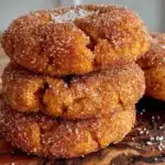 Soft Pumpkin Snickerdoodle Cookies - featured image