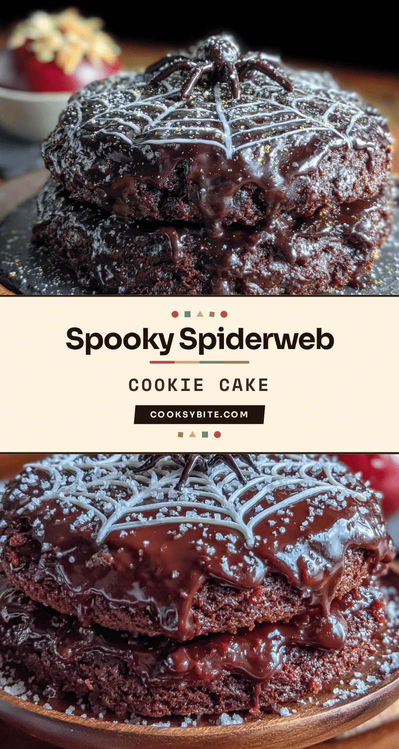 spiderweb halloween cookie cake recipe