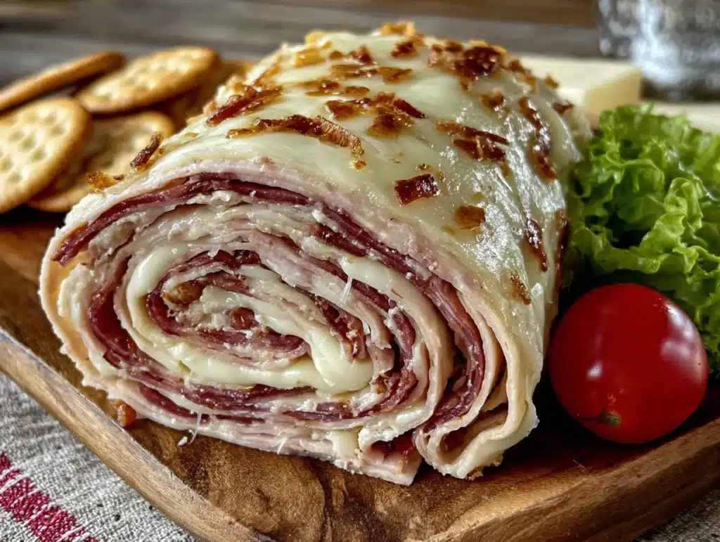 turkey and cheese roll-ups - featured image