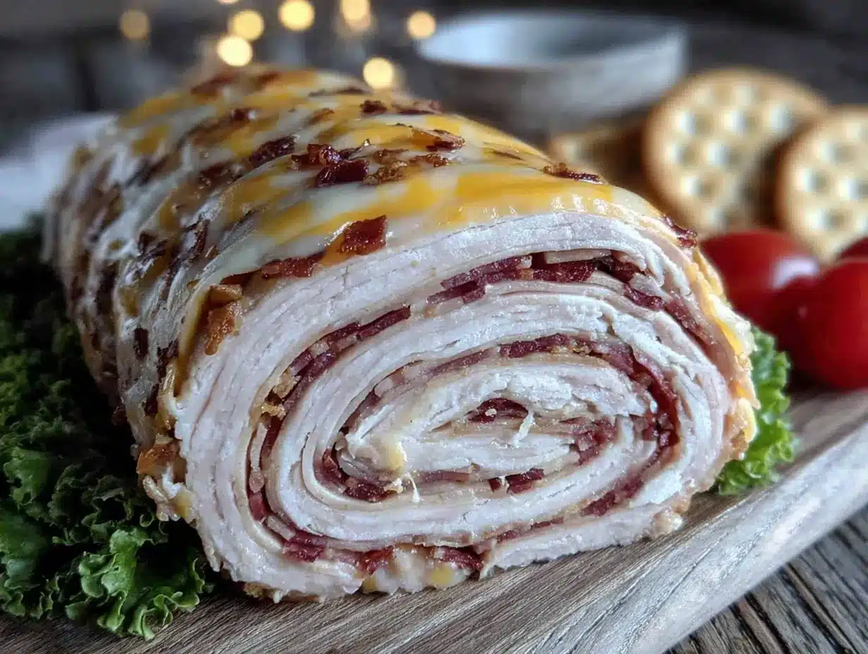 turkey and cheese roll-ups preparation steps