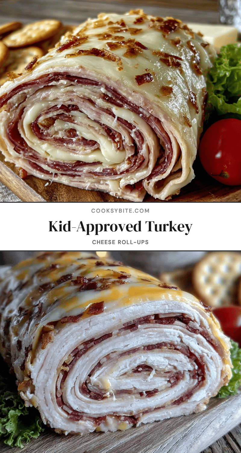 turkey and cheese roll-ups recipe
