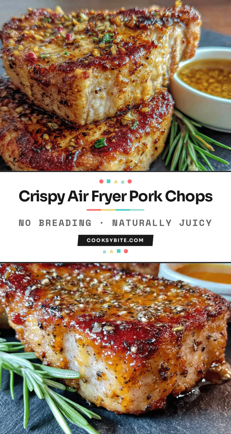 air fryer pork chops recipe