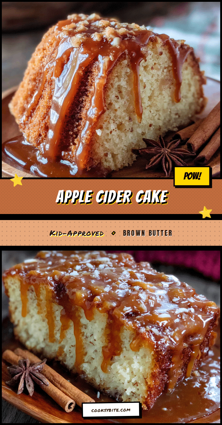apple cider cake with brown butter glaze recipe