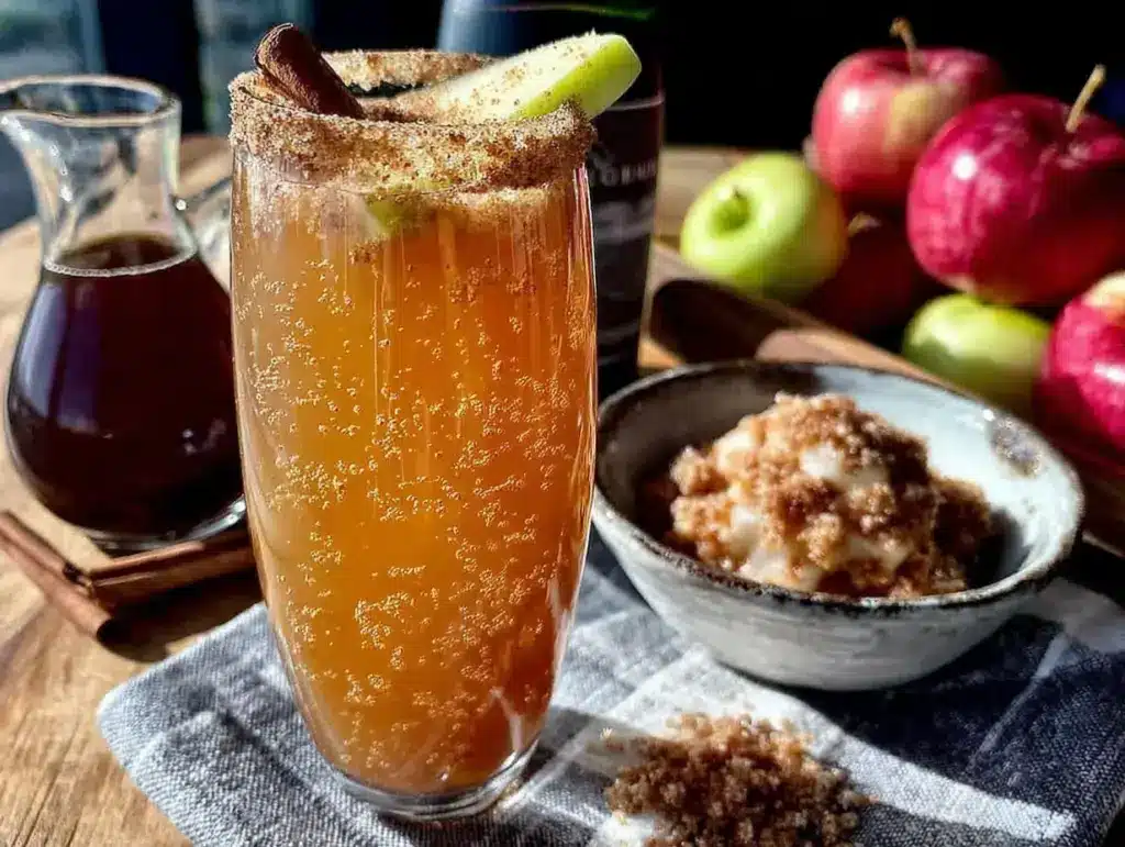 apple cider mimosa bar - featured image