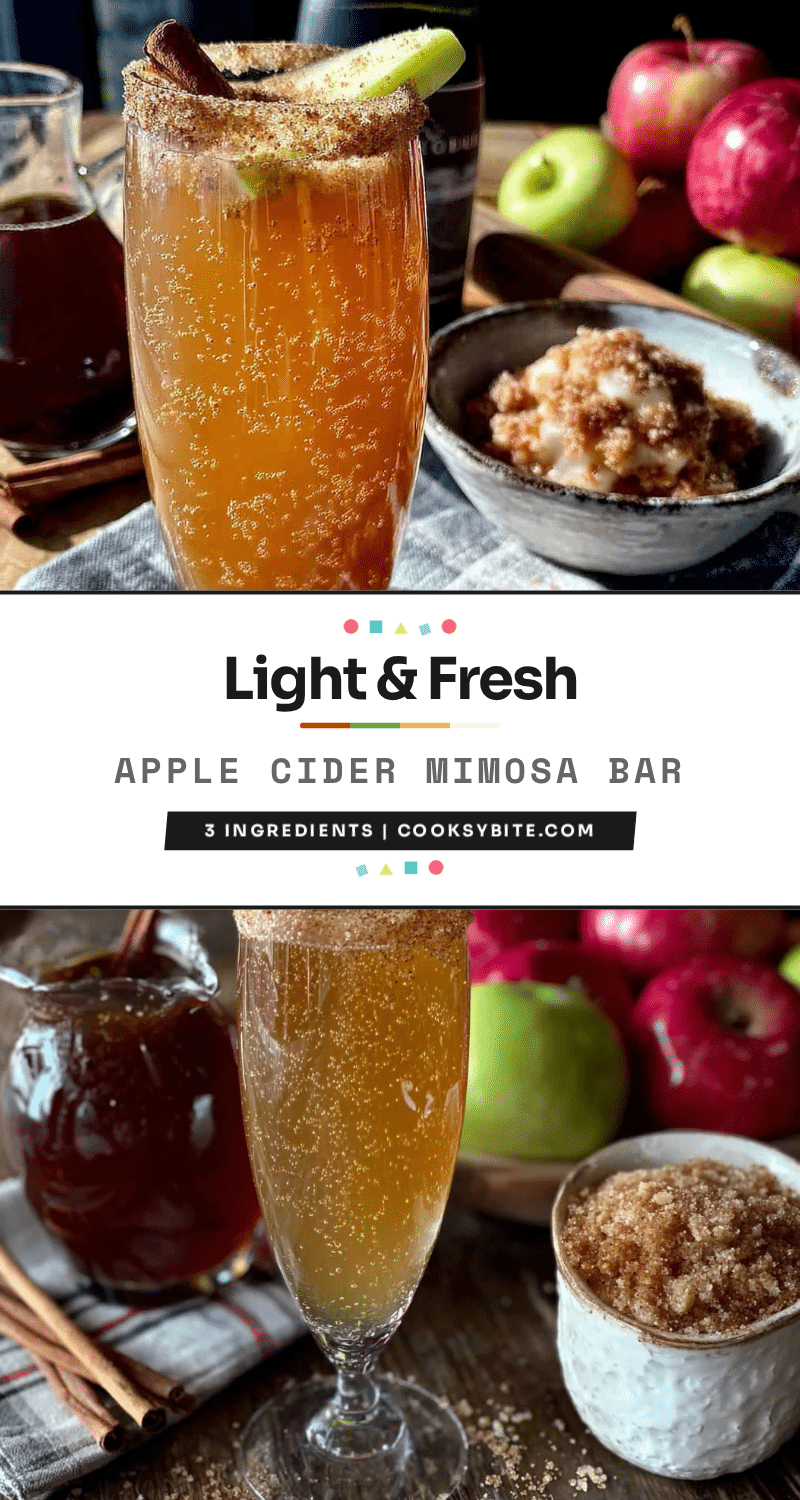 apple cider mimosa bar recipe