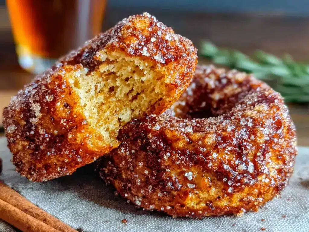 baked apple cider donuts - featured image
