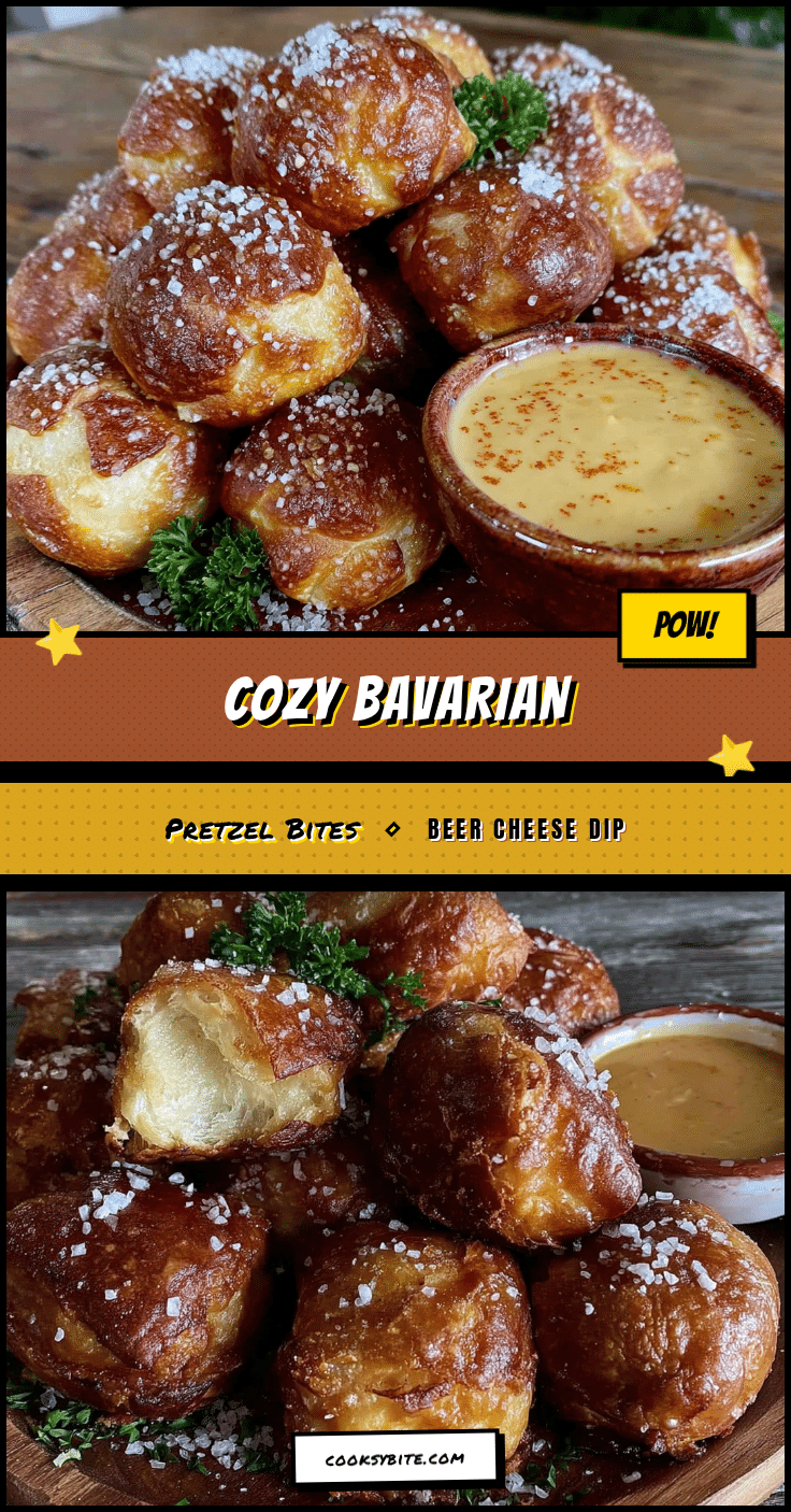 Bavarian Pretzel Bites with Beer Cheese Dip recipe