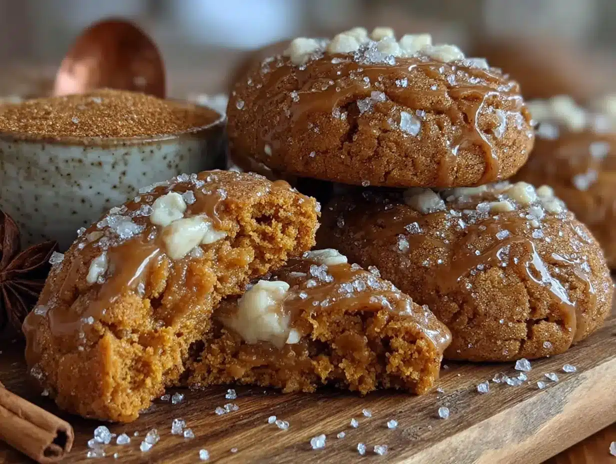 brown butter pumpkin snickerdoodle cookies preparation steps