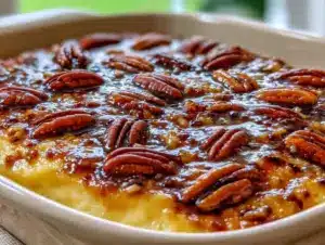 brown sugar sweet potato casserole - featured image