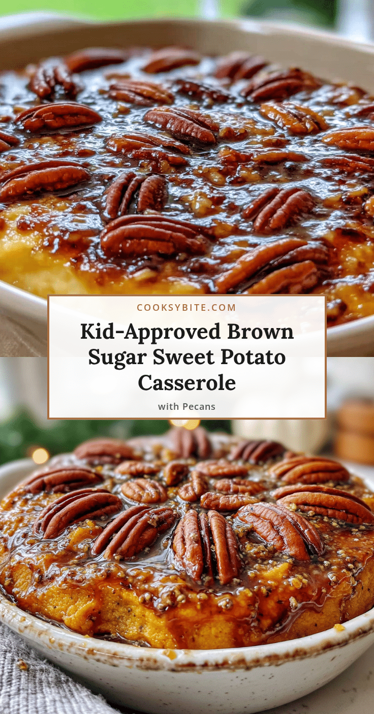 brown sugar sweet potato casserole recipe