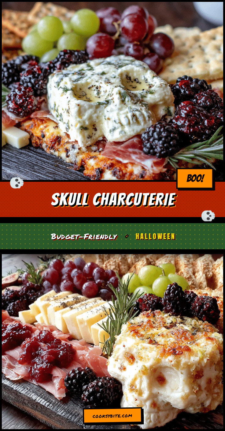 budget-friendly halloween skull charcuterie board recipe