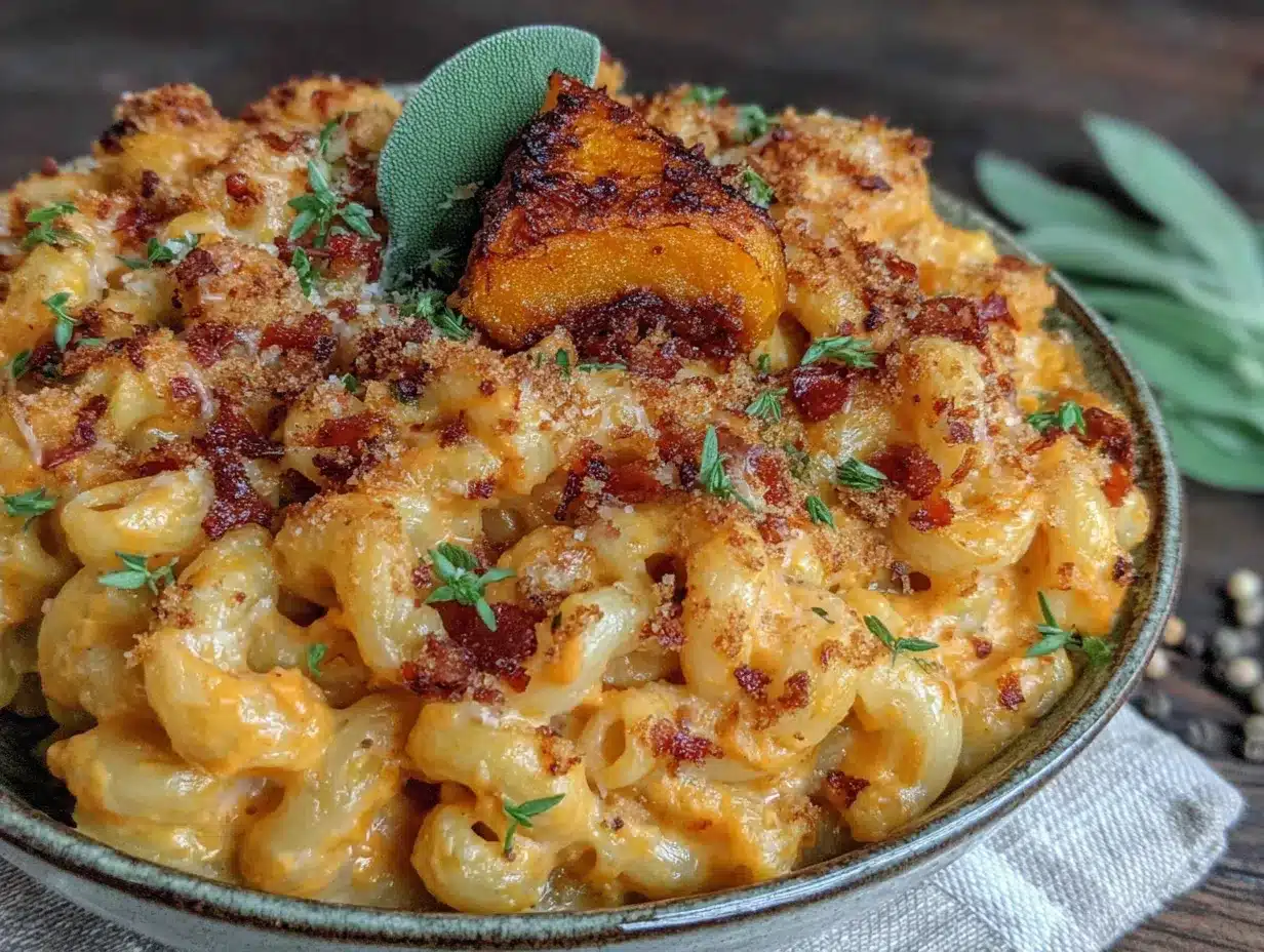 butternut squash mac and cheese preparation steps