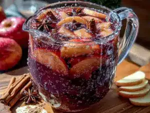caramel apple sangria - featured image