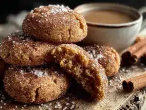 chewy apple cider cookies - featured image