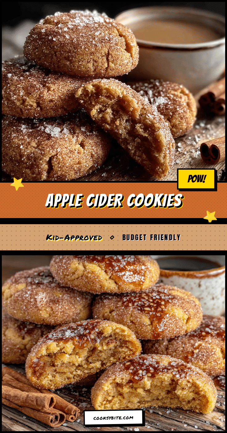 chewy apple cider cookies recipe