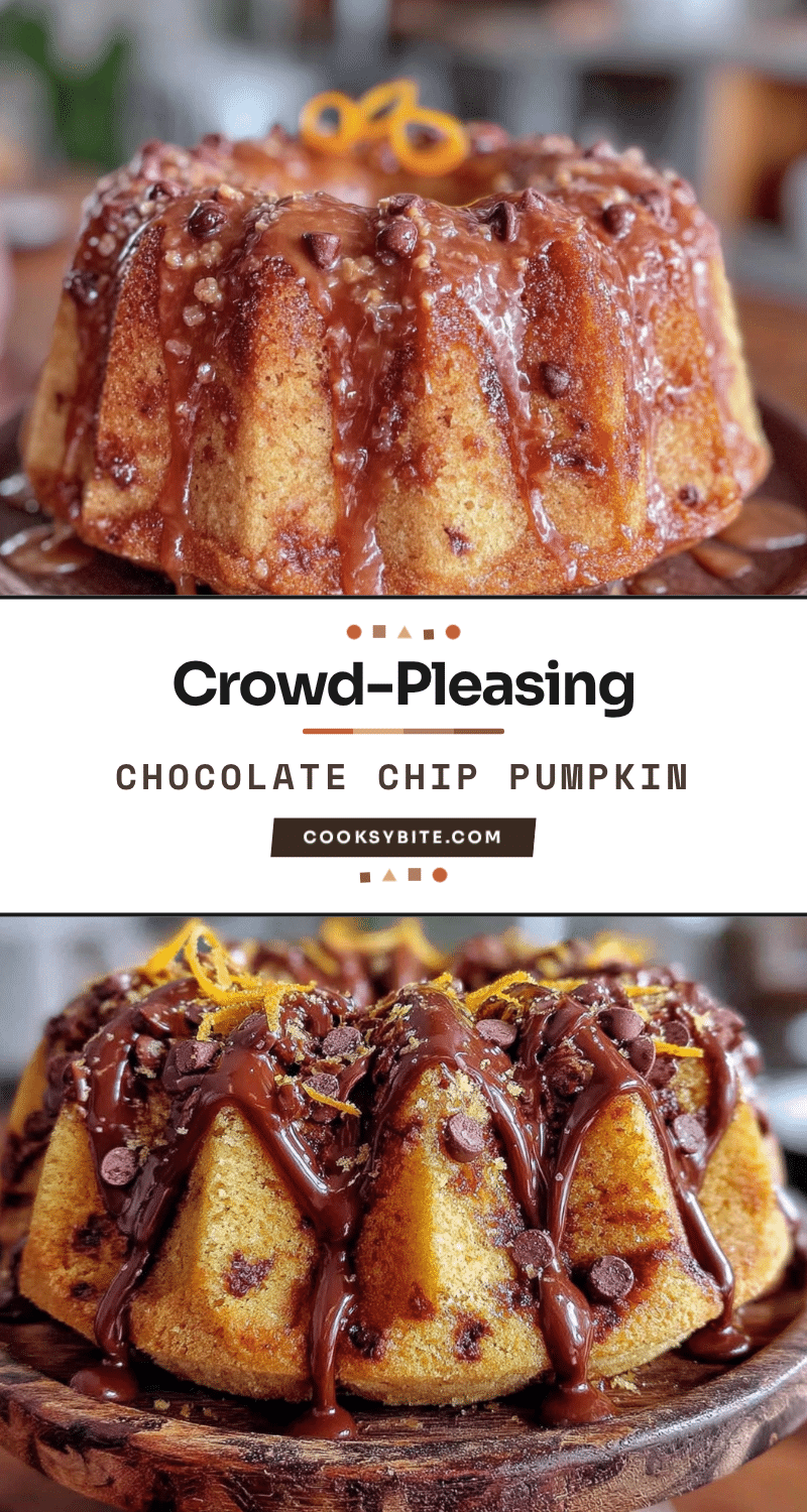 chocolate chip pumpkin bundt cake recipe