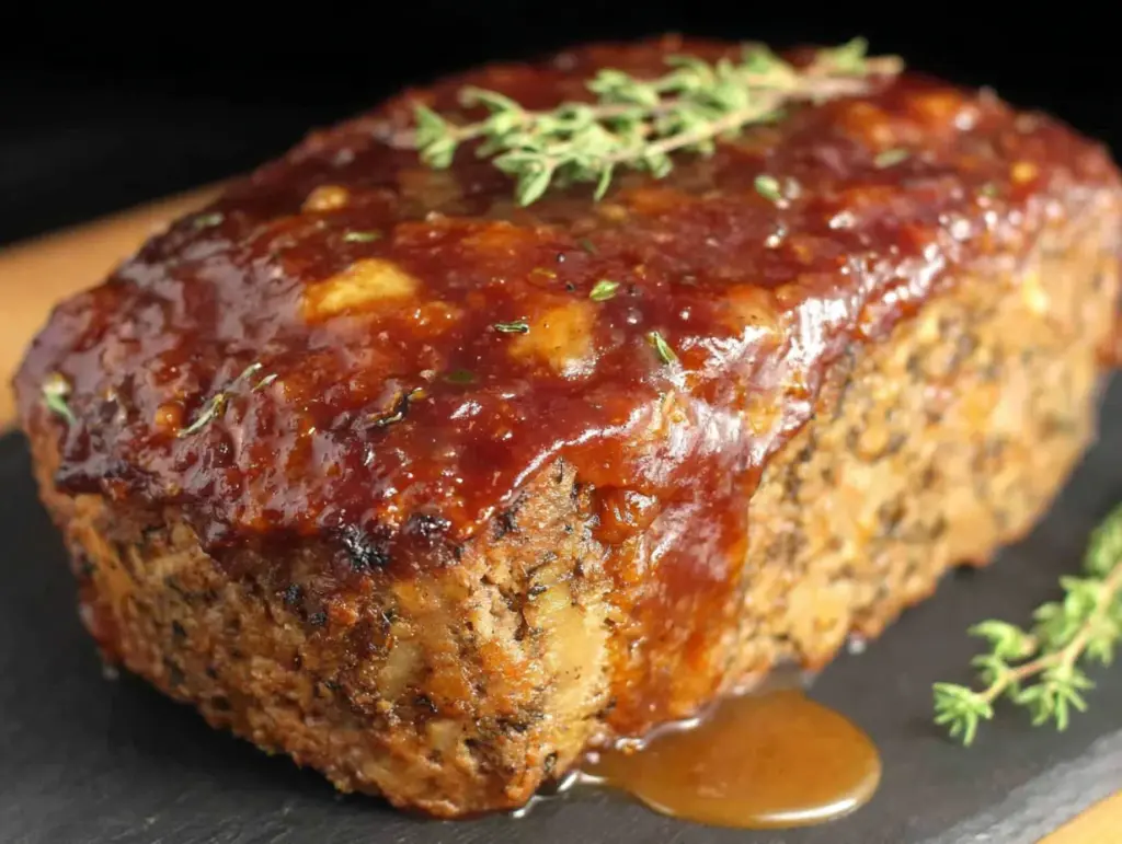 classic meatloaf with brown sugar glaze - featured image