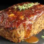 classic meatloaf with brown sugar glaze - featured image