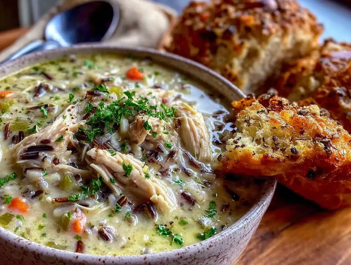 copycat panera chicken and wild rice soup preparation steps