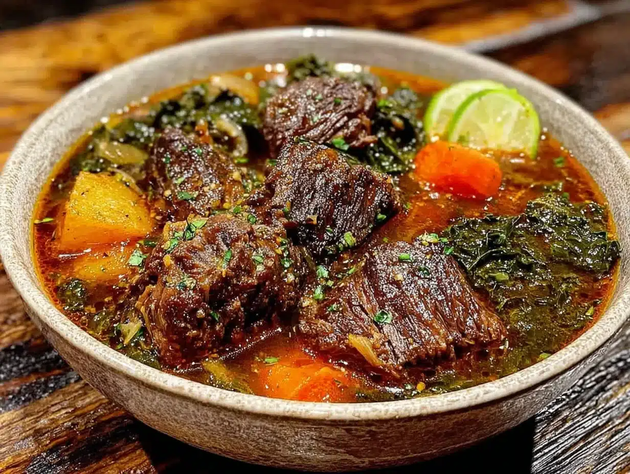cozy slow cooker beef vegetable soup preparation steps