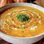 cozy squash apple soup with coconut milk - featured image