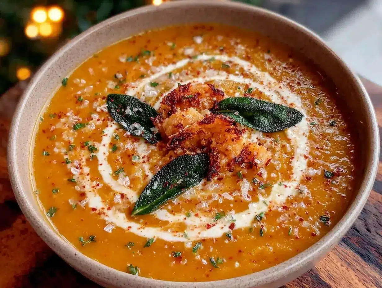 creamy honeynut squash soup preparation steps