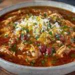 crockpot chicken enchilada soup - featured image